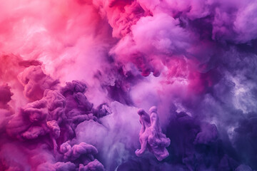 Fototapeta premium pink and purple cloud canvas print