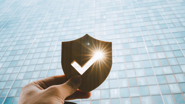 Shield protect icon, Security protection and health insurance. Ideas about increasing the insurance amount Better and more comprehensive insurance coverage.