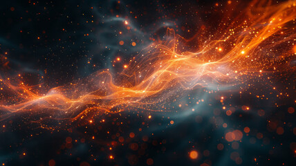 Obraz premium Abstract network and data speed ,generative ai