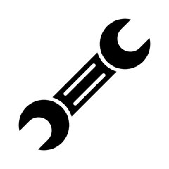Wrench Glyph Icon
