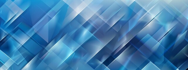 abstract blue patterns in the style of geometric harmony Generative AI