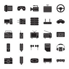 Electronic Device Icon Set Sign Symbol