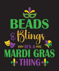 Beads Blings it's a Mardi Gras thing