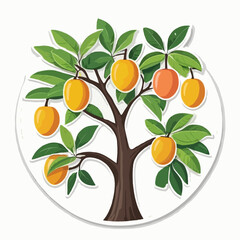 orange tree with fruits