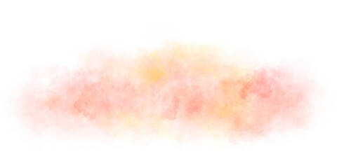 Orange smoke isolated on transparent background. Bottomless clouds. Clouds PNG. Backgrounds with cloud textures
