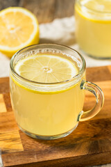 Warm Healthy Ginger Lemon Tea