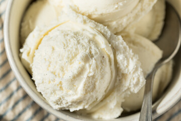 Sweet Homemade Vanilla Bean Ice Cream Gelato