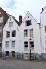 Amsterdam Spui White House Facades with Spout Gables, Netherlands