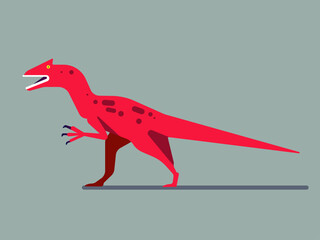 Red dinosaur