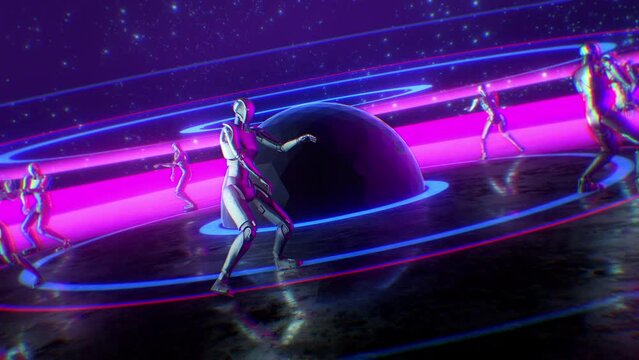 Robot Cosmic Dancers