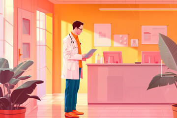 Obraz na płótnie Canvas Digital Health Consultations A Patient's Perspective