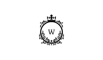 Fototapeta premium Luxury Watch Style Alphabetical Logo