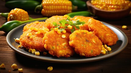 appetizer corn fritter