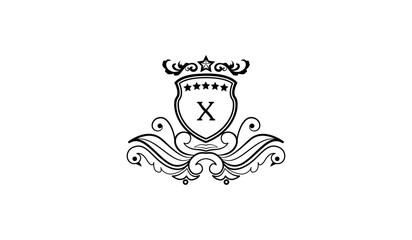 Luxury Flying Leaf Alphabetical Logo