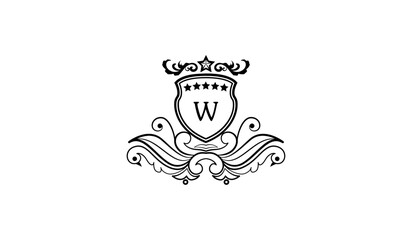 Luxury Flying Leaf Alphabetical Logo