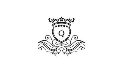 Luxury Flying Leaf Alphabetical Logo