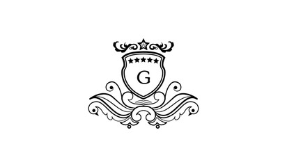 Luxury Flying Leaf Alphabetical Logo