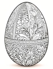 Easter Egg Delight: Coloring Page Fun