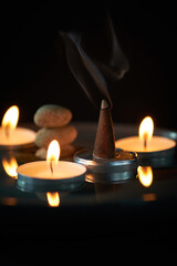 Aromatic incense and smoke for relaxation