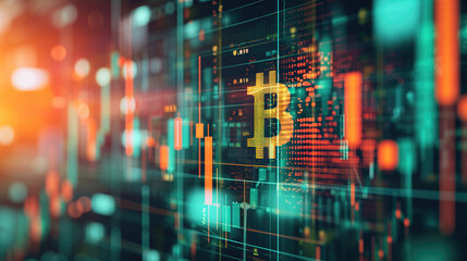 Fototapeta premium bitcoin 