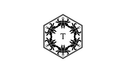 Luxury Round Frame Alphabetical Logo