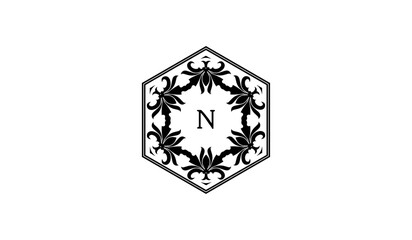 Luxury Round Frame Alphabetical Logo