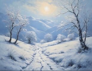 Frozen landscape