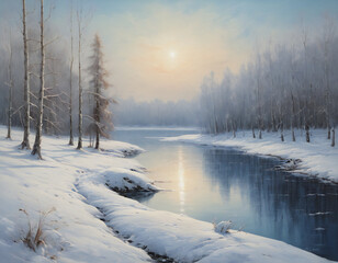 Frozen landscape