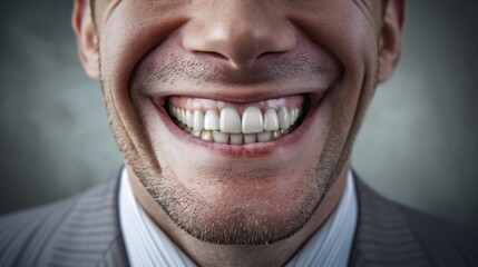 Fototapeta premium Portrait of a smiling man