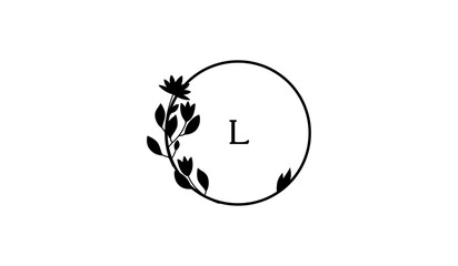Luxury Circular Leaf Alphabetical Logo