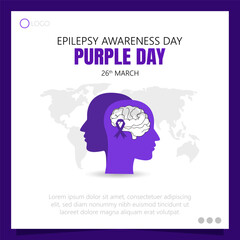 Purple Day is an annual event observed on March 26th to raise awareness about epilepsy.
