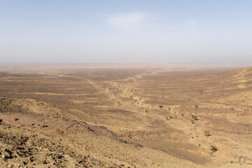 Fototapeta na wymiar view of the desert in Morocco