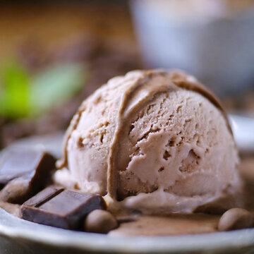 Coffee ice cream chocolate background image