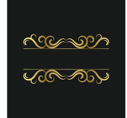 Luxury vintage border design