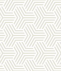 Vector seamless pattern. Modern stylish texture. Repeating geometric background. Striped monochrome bold hexagonal grid. Tileable graphic design. Can be used as swatch for illustrator.