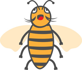 Cute Bee insect Expression