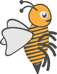 Cute Bee insect Expression