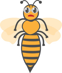 Cute Bee insect Expression