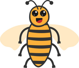Cute Bee insect Expression