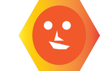 smiley face with a smile
