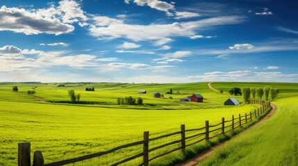 rural farm scenery