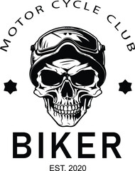 Black and White Modern Motorcycle Club Sports T-Shirt