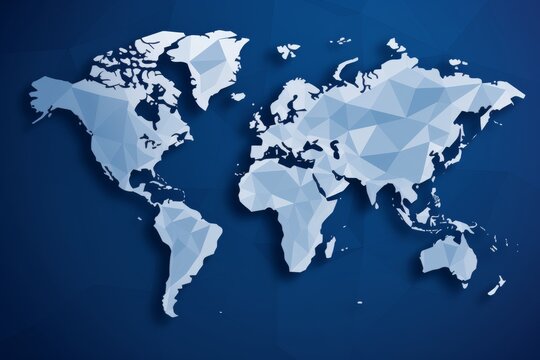 Detailed world map vector illustration for sale on photo stock - high quality and relevant