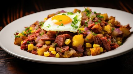 breakfast corn beef hash