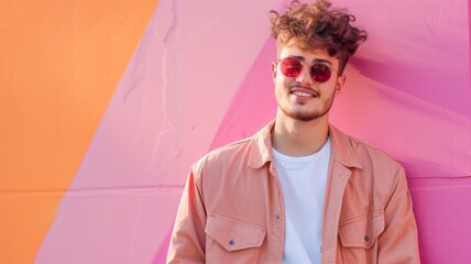 Fototapeta premium Photo portrait of attractive young man 