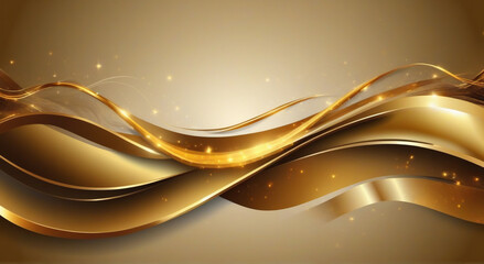 abstract golden background with stars