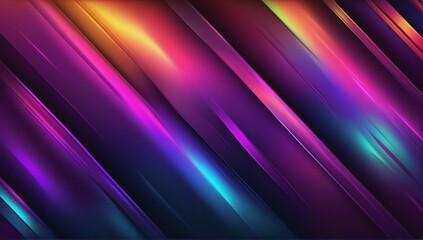 Obraz premium Geometric Fusion: Abstract Banner with Parallel Lines Intersecting 
