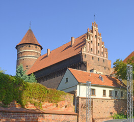 Fototapeta na wymiar Museum of Warmia and Masuria of Olsztyn Castle, Poland
