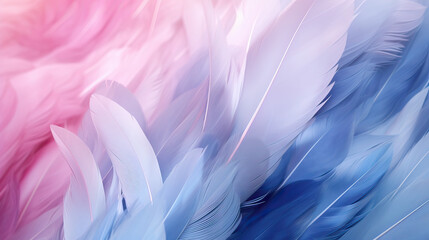 The delicate beauty of a soft feathers texture background, subtle gradients and artistic touches for an enchanting visual experience Ai Generative