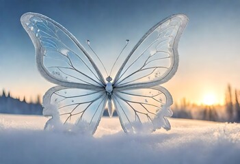 White butterfly 